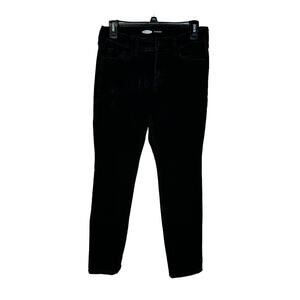 Old Navy Women's Jeans Pop Icon Skinny Mid-Rise Denim Skinny Stretch Black Sz.28